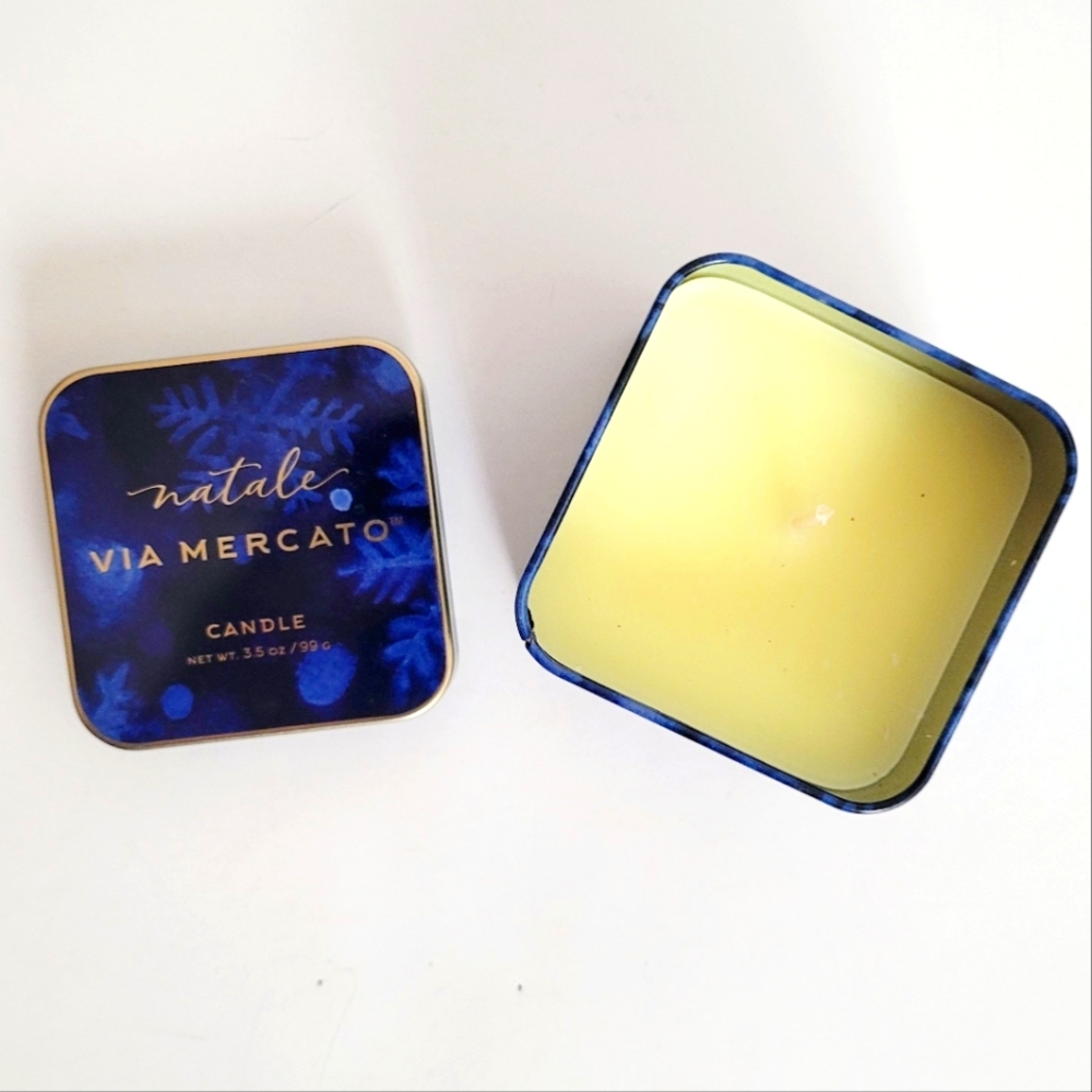 Via Mercato Natale Candle